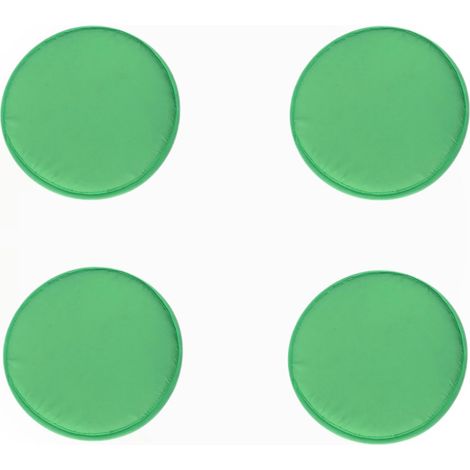 Coussin de siège rond minimaliste de 30 cm, couleur pastel, en mousse épaisse, pour tabouret ou chaise. Disponible en stock pour la vente en gros. (1/5)
