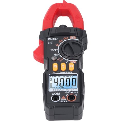 Testeur de multimètre à pince numérique 600 V, 5999 points, pour la mesure de tension, de courant, de résistance et de capacité. (1/5)