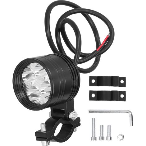Phare LED moto 40W 4LED 6000K 4000LM, projecteur étanche IP67, 3 modes d'éclairage (1/5)