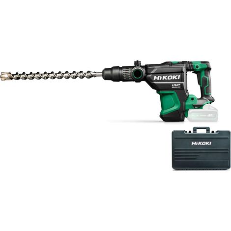 Marteau perforateur et burineur sans fil 36 V 9,2 J Énergie de frappe sans brosse, faible vibration, lumière LED, poids léger - Pour perçage et travaux de démolition - Mallette incluse (1/5)