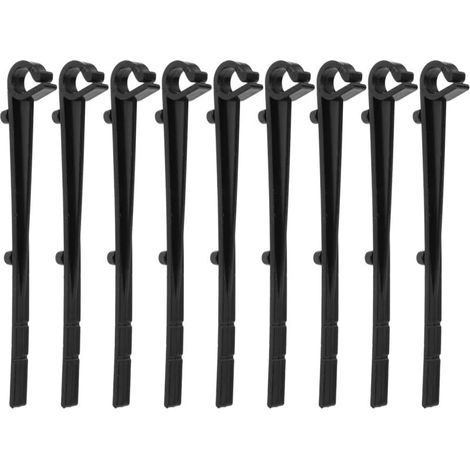 20 clips de fixation pour filtre de gouttière, protection de gouttière, fixation par crochets, protection de gouttière, aimant (1/5)