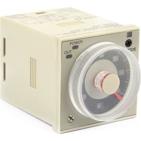 Relais temporisé H3CRA8 1,2S300H à commande par bouton, 8 broches, 220 V CA (1/5)