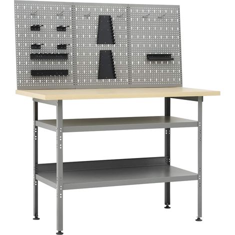 Établi avec 3 panneaux muraux (1/5)