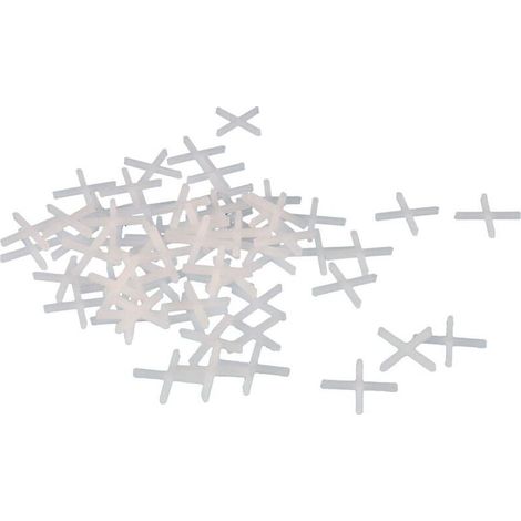 1000Pcs Croisillon de Carreleur 4mm Croisillons pour Carrelage, Système de Nivellement de Carrelage pour un Espacement Régulier Lors de la Pose de Carreaux (1/5)