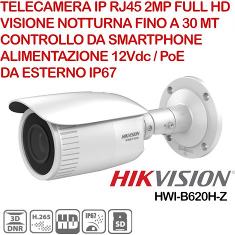 HIKVISION TELECAMERA BULLET 2.0 MEGAPIXEL HWI-B620H-Z