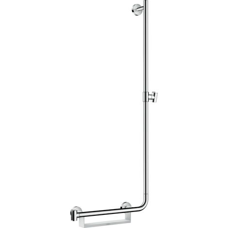 hansgrohe Unica Brausestange Comfort 110 cm rechts, weiß/ chrom,