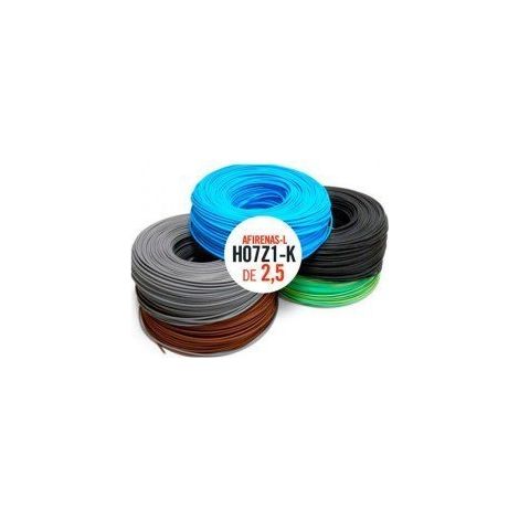 Rollo cable 200mtrs- 2,5 mm² Libre de Halógeno Azul