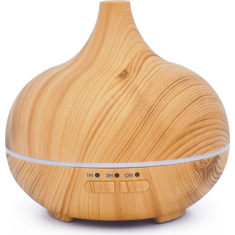 Humidificateur Pure Aroma 150 Yang. Humidificateur ultrasonique et diffuseur d'arômes 150 ml, minuterie 3 h, 7 couleurs LED, aromathérapie, ultra silencieux