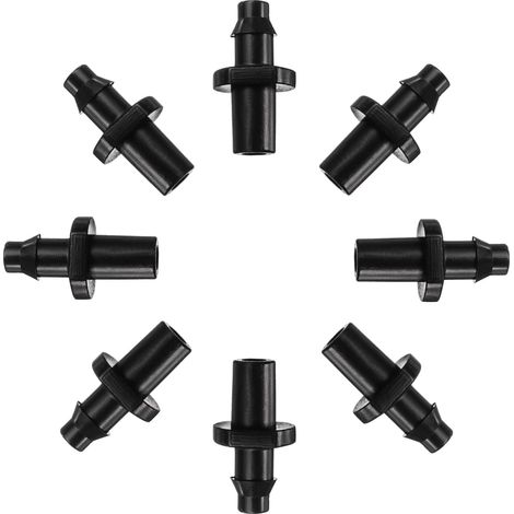Simple Barbillon Drops Hose Connector 4/7 mm Hose Connector for Garden Agriculture Irrigation System, Plastic 40pcs (1/5)