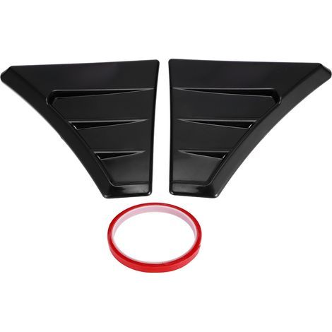 Kit Wing Vents Cover pour Ford Focus MK2 MK3: 2 pièces ABS noir brillant, décoration ST style sans modifications invasives (1/5)