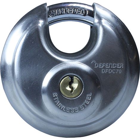 DEFENDER DFDC70 KA1 Discus Padlock 70mm Keyed Alike DEFDC70KA
