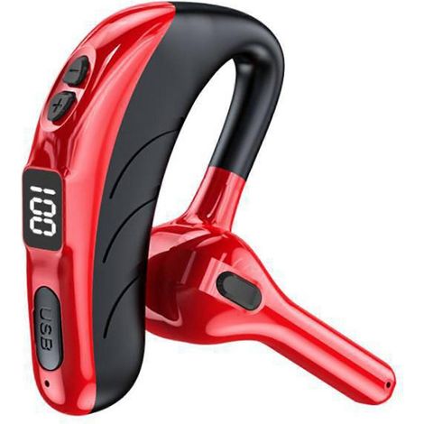 Bluetooth-kompatible Ohrhörer mit 130-mAh-Akku und verstellbarem Mikrofon (1/4)