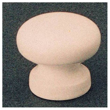 BL POMOLO IN LEGNO D 30 MM LACCATO BIANCO 2 PZ 5 BL