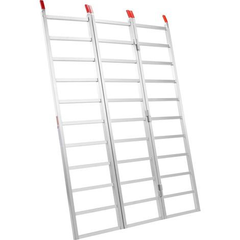 Rampe en aluminium pliable 1500 lbs,77L x 54W,idéale pour moto,tracteur,ATV,UTV,camion,tondeuse et souffleuse à neige (1/5)