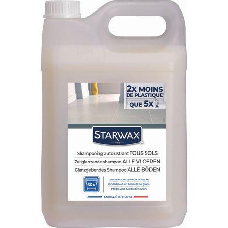 Shampooing autolustrant pour sols intérieurs 5L STARWAX (1/7)