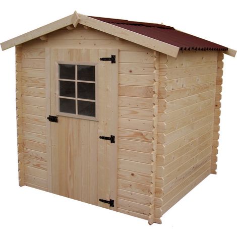 Casetta da Giardino Vaduz 2020 in Legno Massello non Trattato - cm 200x200cm - ITALFROM 434 (1/3)