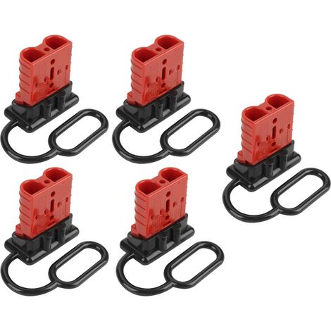 5 Stück 50A Doppelpol-Schnellstecker für Speicherbatterien mit 10 Klemmen (1/5)