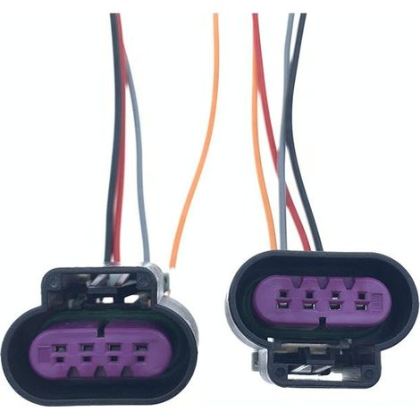 Hochspannungs-Zündspulen-Kabelbaumstecker, kompatibel mit Buick Regal, LaCrosse, GL8, Avantgarde und Malibu 2.4 Modellen – JB1266-4P