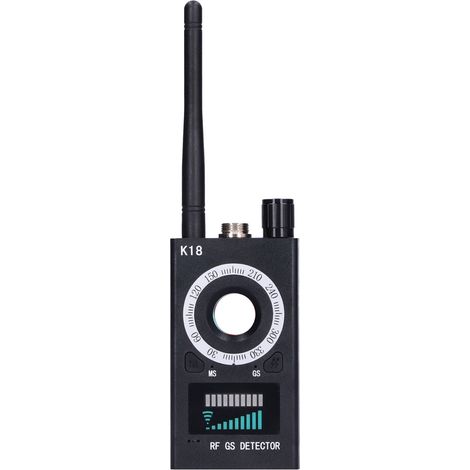 Détecteur anti-espionnage professionnel K18, norme US 100-240V, avec batterie intégrée, expédié sous film bulle, dispositif de surveillance électronique portable. (1/5)