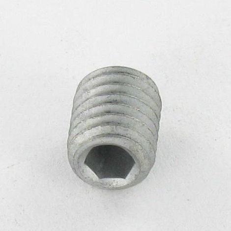 Vis métaux Sans tête six pans creux (sthc) Clé de 4 HC4 M8X10 Bout cuvette Acier brut Géomet 500A-10 pièces