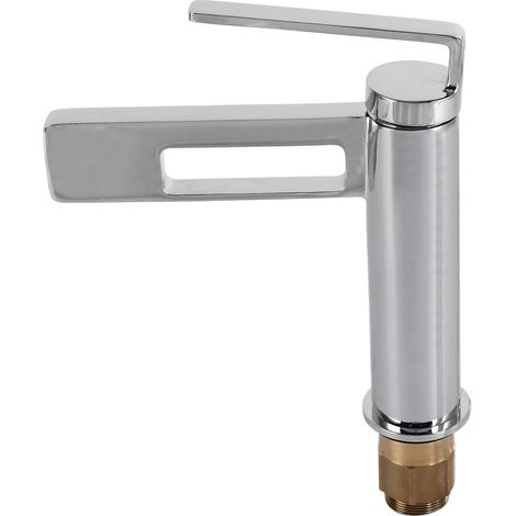 Miscelatore per lavabo a cascata, miscelatore per bagno resistente al calore con doppio comando, design estetico, bagno in rame raffinato, galvanizzazione anticorrosione.