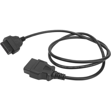 1,5 m / 4,9 ft OBD2-Diagnosekabel-Verlängerungsleitung 16-polig auf 16-polig Kfz-Teile DC 12 V (1/5)