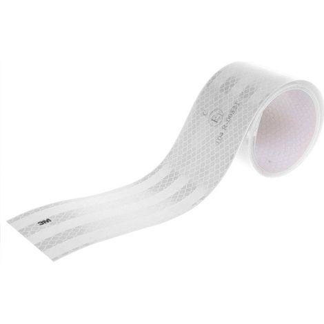 Bande reflechissante 3m blanc 50mm2m