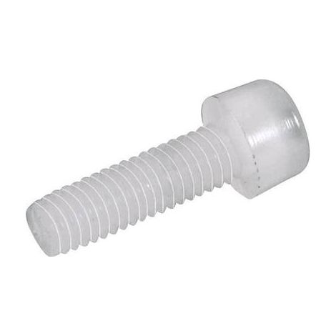 Vis cylindrique TOOLCRAFT 830279 10 pc(s) M3 10 mm tête cylindrique 6 pans intérieurs plastique, Polyamide N/A C27540 (1/2)