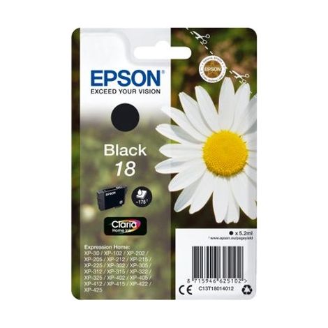 Cartucho de Tinta Original Epson C13T18014012 Negro (1/5)