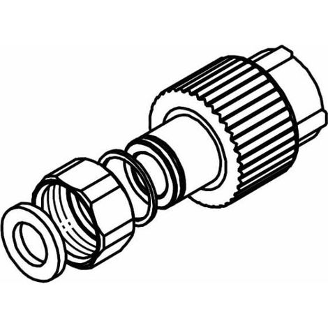aquatherm green Wasserzähler-anschl. 25mm x Mutter G3/4"