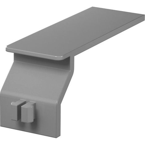 OBO Bettermann Supporto per filo per LKV polistirolo grigio pietra RAL 7030, 6178349
