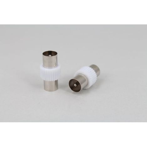 TV plug adapter, 9.5 mm male F connector with bamboo joint for TV cable, plug conversion adapter (1/5)