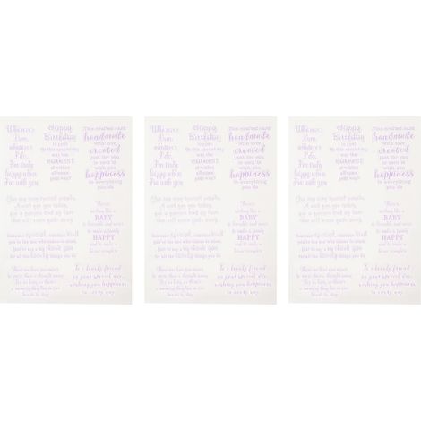 Lot de 3 tampons transparents TPR autocollants lettres pour scrapbooking DIY, cartes de vœux et albums. (1/5)