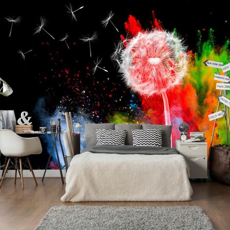 Papier Peint "Colourful Element" 70 x 100 cm (1/2)