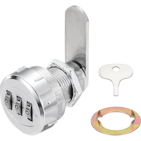 Serrures À Combinaison Pour Armoire 3/4 Pouce Métal Argenté (1/5)