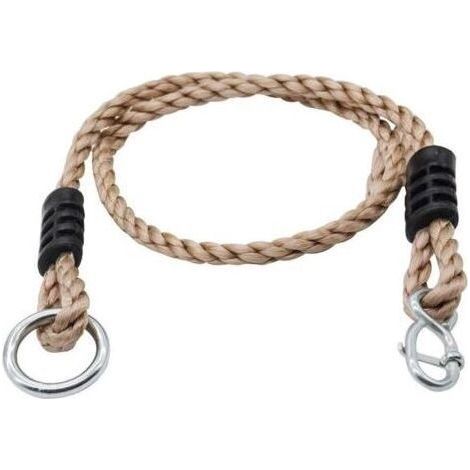 1 Paire de Balançoire Arbre Enfant, Cordes Balancoire Sangles Réglables Balançoire Arbre en Bois Enfants Adulte Siège Suspendu (1/4)