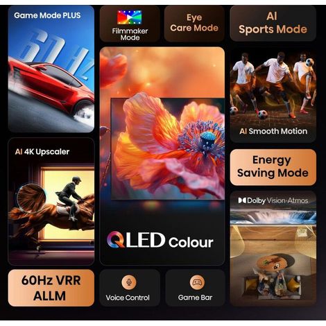 Hisense 43E79Q TV 109,2 cm (43") 4K Ultra HD Smart TV Wi-Fi Nero (1/5)