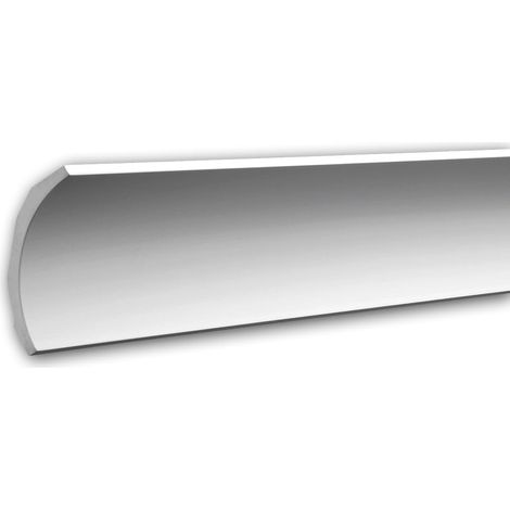 Eckleiste Profhome 650165 Deckenleiste Stuckleiste Zierleiste Zeitloses Klassisches Design weiß 2 m