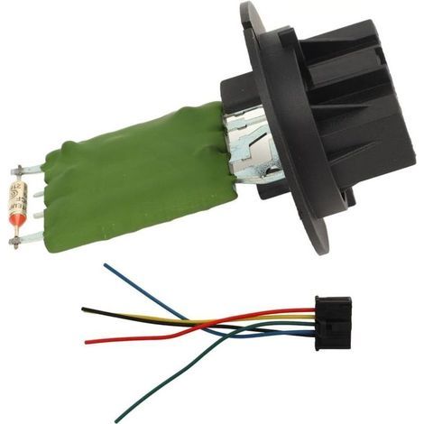 Kit de Résistance de Ventilateur de Ventilateur de Moteur de Chauffage de Remplacement Kit de Résistance de Ventilateur de Ventilateur de Moteur de Chauffage 6450JP Remplacement (1/4)