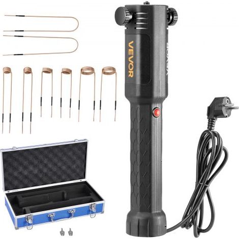 Induktionsheizgerät zum Entfernen von Schrauben, 1100 W, 230 V, magnetisches Induktionsheizgerät-Set, Hand-Mutternlöser-Werkzeug, Autowerkstatt-Reparaturwerkzeuge mit 8 Spulen und Box (1/5)