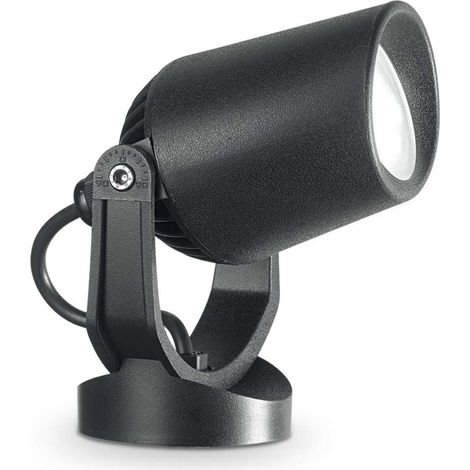 Piantana Moderna Da Esterno Elio Materie Plastiche Nero 1 Luce Gu10 (1/4)