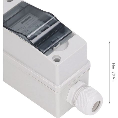 Miniatur-Wasserdichter 50-A-2-poliger DC-Solartrennschalter für 12–400 V DC- und 90–400 V AC-Photovoltaiksysteme (1/5)