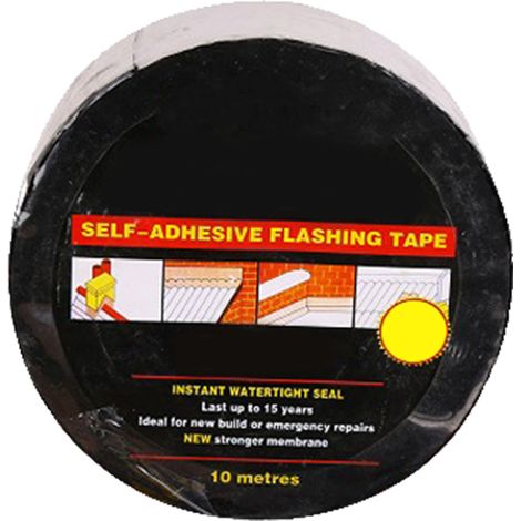 Ruban adhésif bitumineux auto-adhésif, imperméable, isolant thermique, pour la réparation de joints, rouleau de 5 cm x 10 m / 2 x 393,7 pouces (1/5)