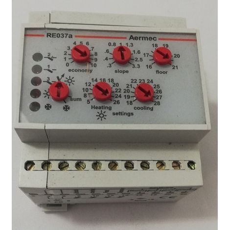 Régulateur pour 3 voies – RE037A – Compatible avec systèmes de chauffage – Précision de régulation – Installation facile – Aermec