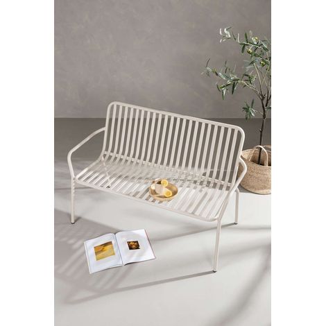 Peking banc de jardin beige. (1/5)