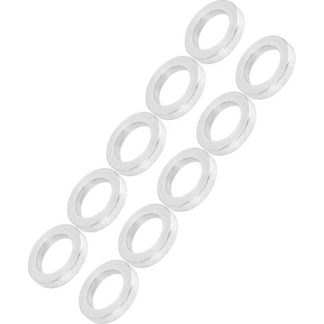 Entretoise en alliage d'aluminium, joint cylindrique, entretoise, élément auxiliaire, diamètre extérieur 6 mm, longueur 1 mm (1/5)