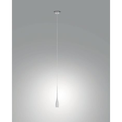 Suspension Led Coco White 7W 570Lm 3000K, Structure Métallique, Ip20, Classe 1, Design Élégant Et Moderne - Marque Illuminazione (1/2)