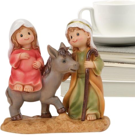 Statues catholiques pour la maison - figurine de Noël en résine synthétique (1/5)