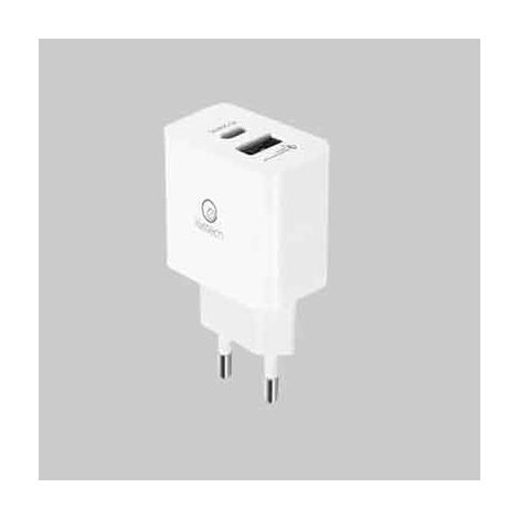 Caricatore rapido lostech attacco usb-c e lightning