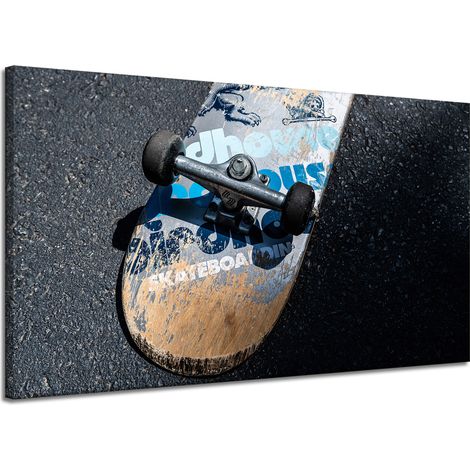 Leinwanddruck Jugend-Skateboard 120x70 cm